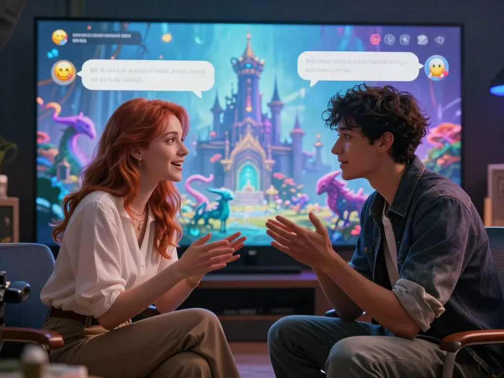 Interactive character ai nsfw chat scene showing engaging AI personas in a fantasy-themed virtual environment